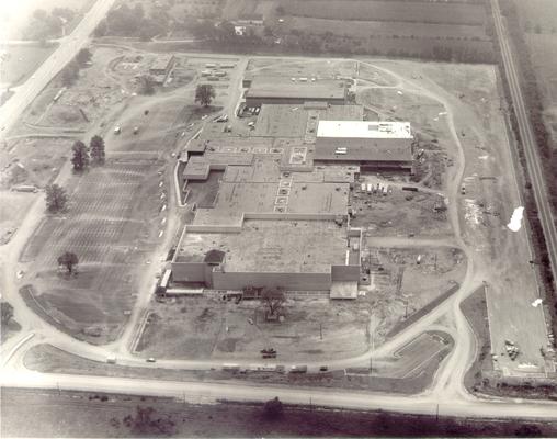 Aerial photographs; Construction of Fayette Mall on Nicholasville Rd