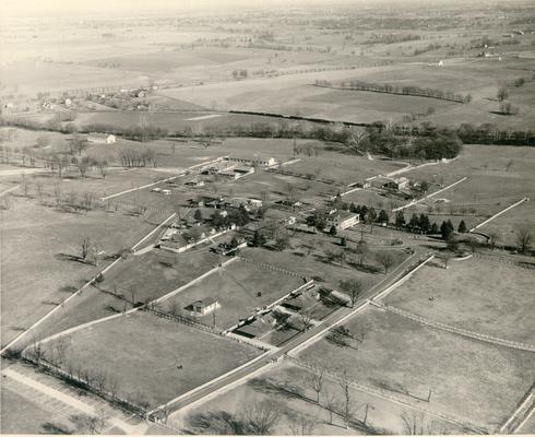 Horse Farms and Owners; Circle M Farm; Aerial view; Original Bradley Idlehour