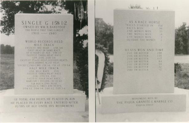 Horse Monuments and Graves; Grave of 