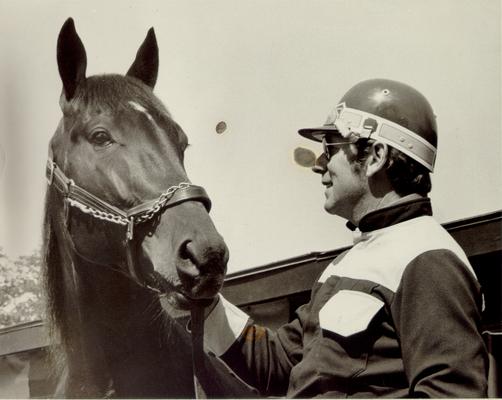 Horses; Harness Racing; Race Scenes; Horse and driver (Unidentified)