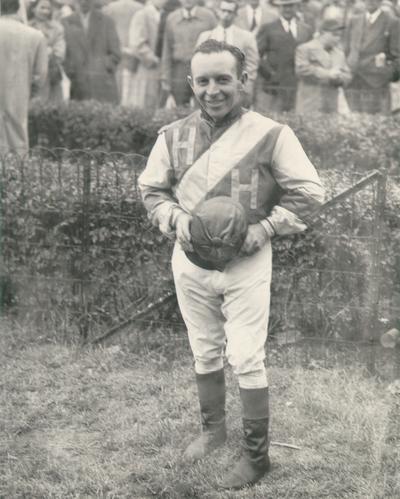 Horses; Thoroughbred Racing; Jockeys; Portrait of a jockey