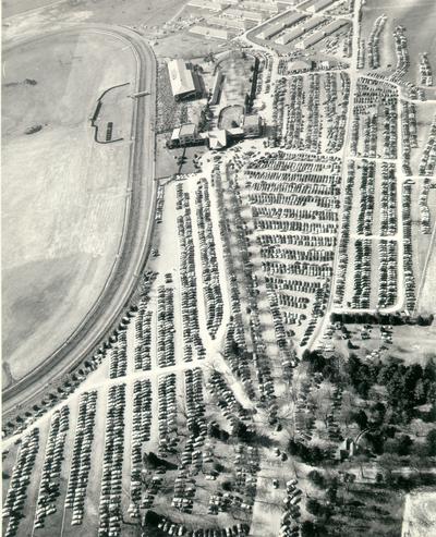 Horses; Thoroughbred Racing; Keeneland; Aerial Views; Aerial view of Keeneland Race Track #5