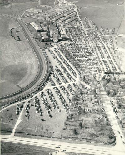 Horses; Thoroughbred Racing; Keeneland; Aerial Views; Aerial view of Keeneland Race Track #7