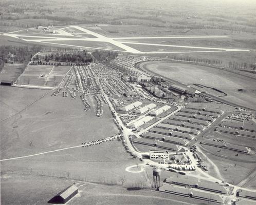 Horses; Thoroughbred Racing; Keeneland; Aerial Views; Aerial view of Keeneland Race Track #9