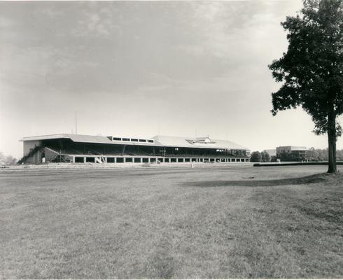 Horses; Thoroughbred Racing; Keeneland; Scenes at the Track; Building a new Grandstand