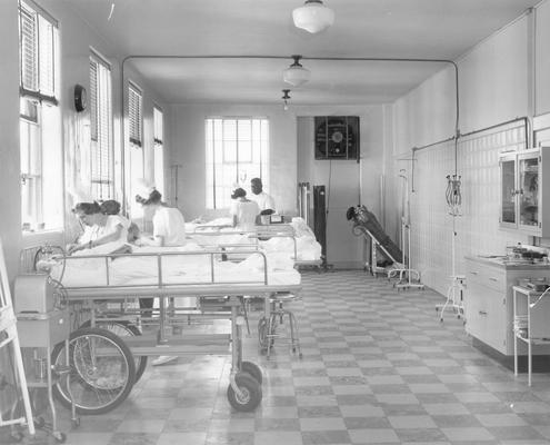 Hospitals and Medical; A hospital recovery room