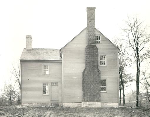 Houses; Unidentified; A stark, old, two-story house