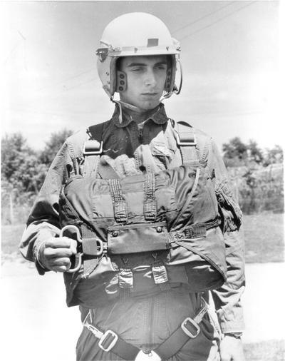 Irvin Industries; A man wearing some flight gear made by Irvin Industries