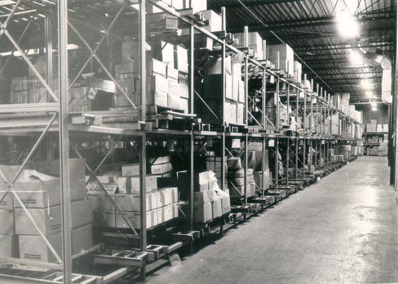 Irvin Industries; Warehouse full of boxes