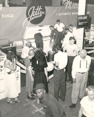 Jett's Appliances Inc.; Jett's Appliances booth at the 1953 Home Show