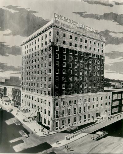 Kentucky Central Building; Artist's Conception; A drawing of the Kentucky Central Building