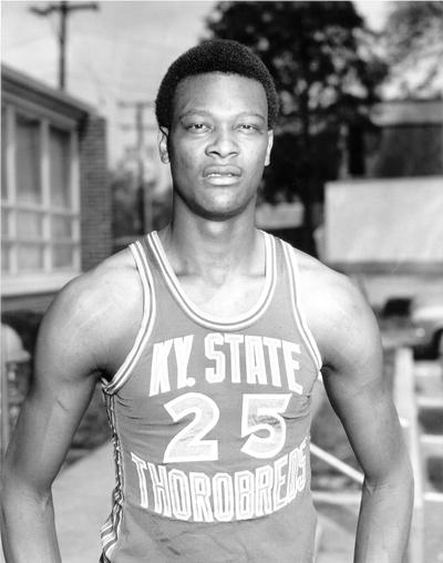 Kentucky State University; Basketball; Portrait of KY State Basketball player #25