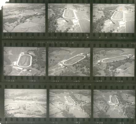 Lexington; Aerial Views; Contact Sheets; Three sets of negatives