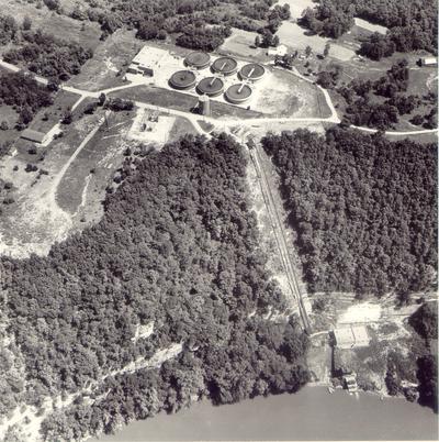 Lexington Water Company; Aerial view of the Kentucky American Water Treatment Plant #2