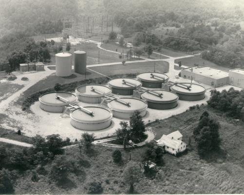 Lexington Water Company; Aerial view of the Kentucky American Water Treatment Plant #3