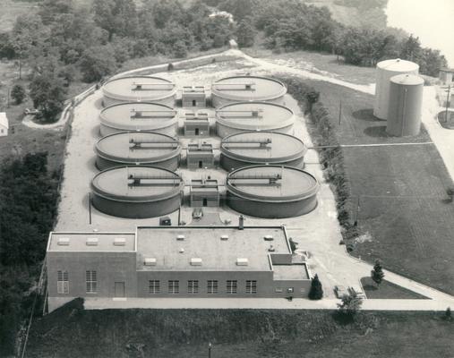 Lexington Water Company; Aerial view of the Kentucky American Water Treatment Plant #4