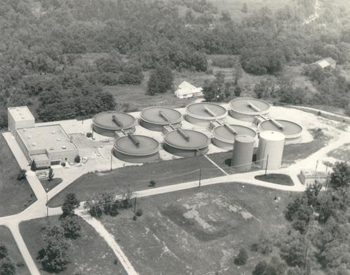 Lexington Water Company; Aerial view of the Kentucky American Water Treatment Plant #5