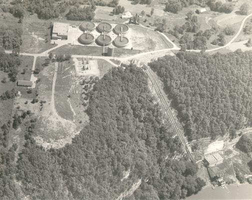 Lexington Water Company; Aerial view of the Kentucky American Water Treatment Plant #8