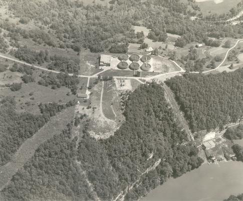 Lexington Water Company; Aerial view of the Kentucky American Water Treatment Plant #9