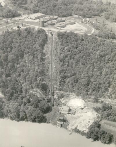 Lexington Water Company; Aerial view of the Kentucky American Water Treatment Plant #11