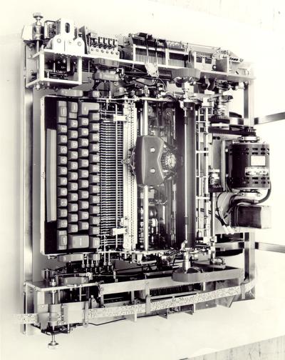 Machines and Machine Parts; The entire inside of a typewriter