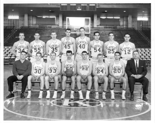 University of Kentucky; Basketball; Team Photos; Photograph of Kentucky basketball team