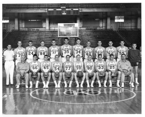 University of Kentucky; Basketball; Team Photos; Photograph of Kentucky basketball team #2