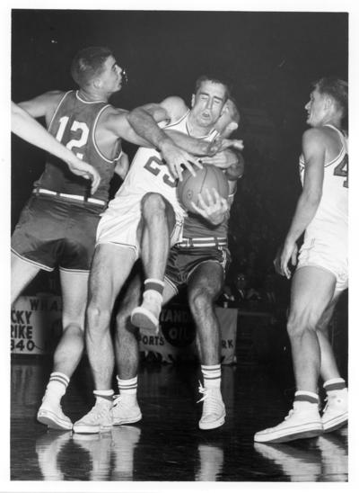 University of Kentucky; Basketball; UK vs. [Unknown]; Kentucky #23 takes a hard foul in the kidneys