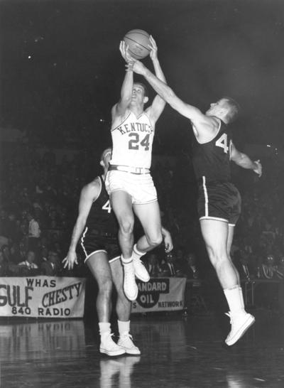 University of Kentucky; Basketball; UK vs. [Unknown]; Kentucky #24 takes a leaning jump shot