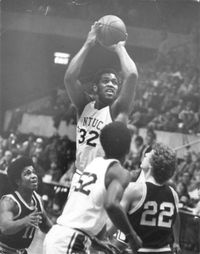 University of Kentucky; Basketball; UK vs. [Unknown]; Kentucky #32 attempts a jump shot