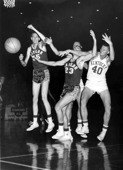 University of Kentucky; Basketball; UK vs. Baylor (Bears); The ball is knocked out of bounds