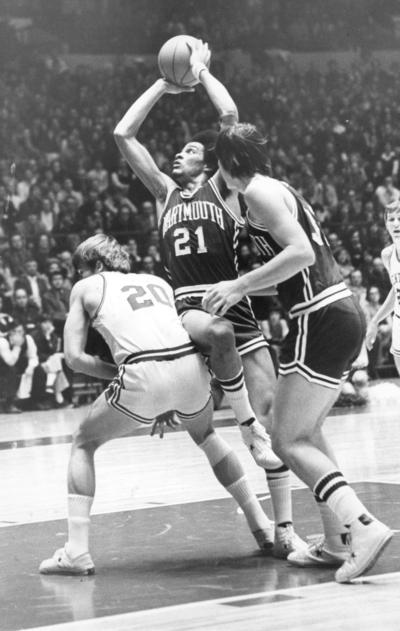 University of Kentucky; Basketball; UK vs. Dartmouth; Dartmouth #21 attempts a jump shot