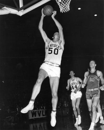 University of Kentucky; Basketball; UK vs. DePaul; Kentucky #50 takes an uncontested lay-up