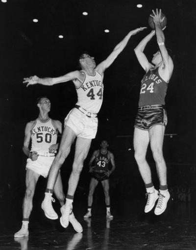 University of Kentucky; Basketball; UK vs. St. Louis; St. Louis #24 shoots a fade-away jump shot