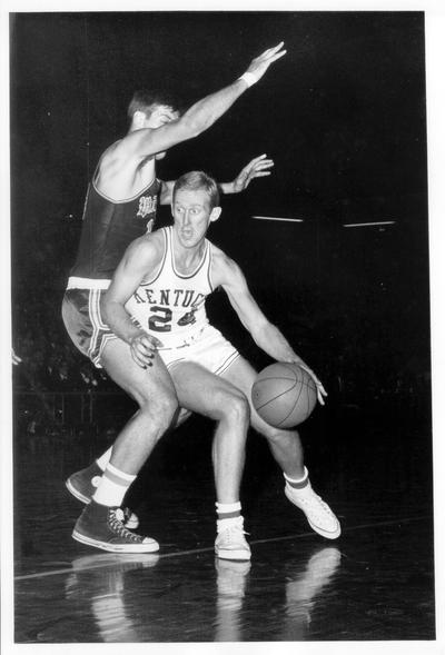 University of Kentucky; Basketball; UK vs. Virginia; Kentucky #24 drives past his opponent