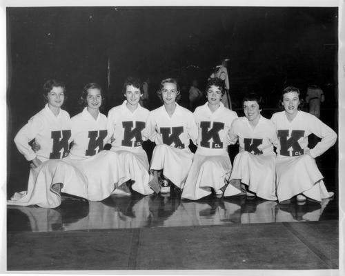 University of Kentucky; Cheerleaders; Seven cheerleaders