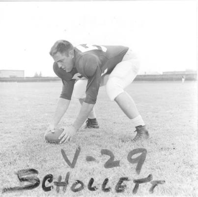 University of Kentucky; Football; Individual Players; Frank Schollett