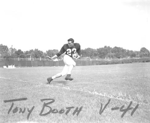 University of Kentucky; Football; Individual Players; Tony Booth