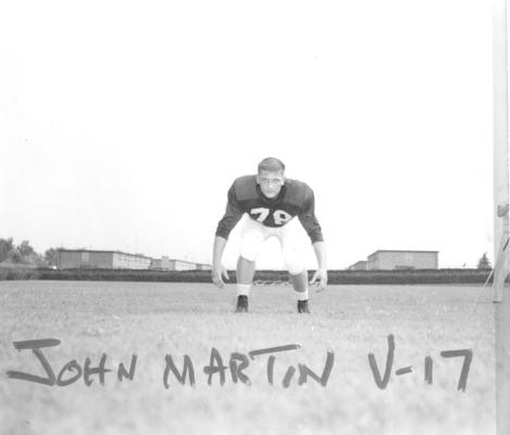 University of Kentucky; Football; Individual Players; John Martin