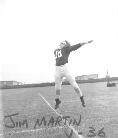 University of Kentucky; Football; Individual Players; Jim Martin