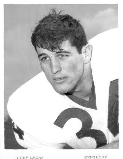 University of Kentucky; Football; Individual Players; Dicky Lyons