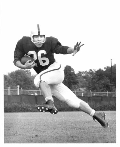 University of Kentucky; Football; Individual Players; Woody Herzog, #26 (with old fashioned helmet)
