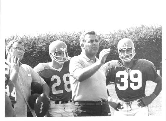 University of Kentucky; Football; Small Group & Team; A coach and two players