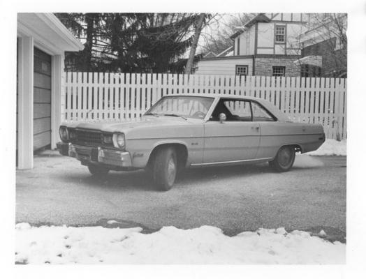 Personal Photos; A car on the porch