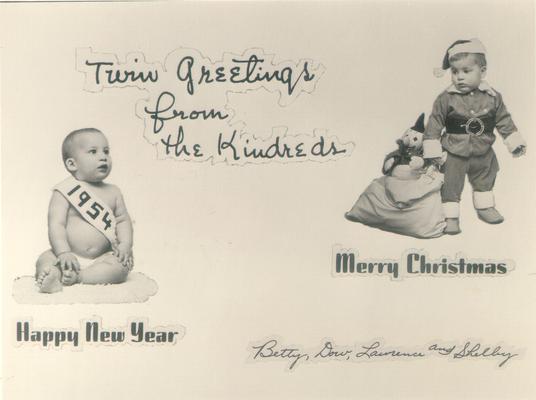Babies; Christmas card with #229