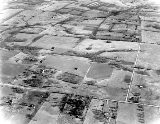 Aerial Photographs; Aerial view of farms #2