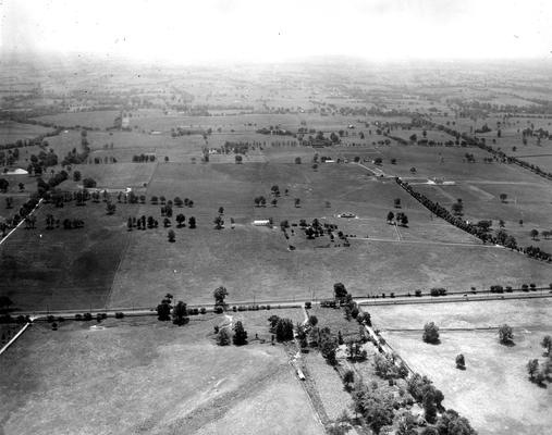 Horse Farms and Owners; Duntreath Farm; Duntreath Farm, aerial view #2