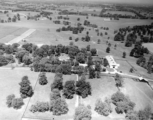 Horse Farms and Owners; Patchen; Willus Farm; Willus Farm, aerial view #2