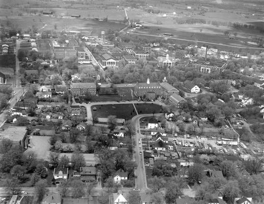 Wilmore; Asbury College; Aerial view of the Asbury campus #1