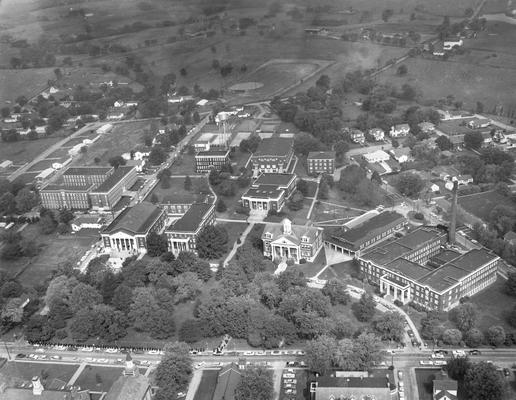 Wilmore; Asbury College; Aerial view of the Asbury campus #3